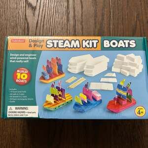 Lakeshore Design & Play STEAM Kit Boats Building Engineering Set